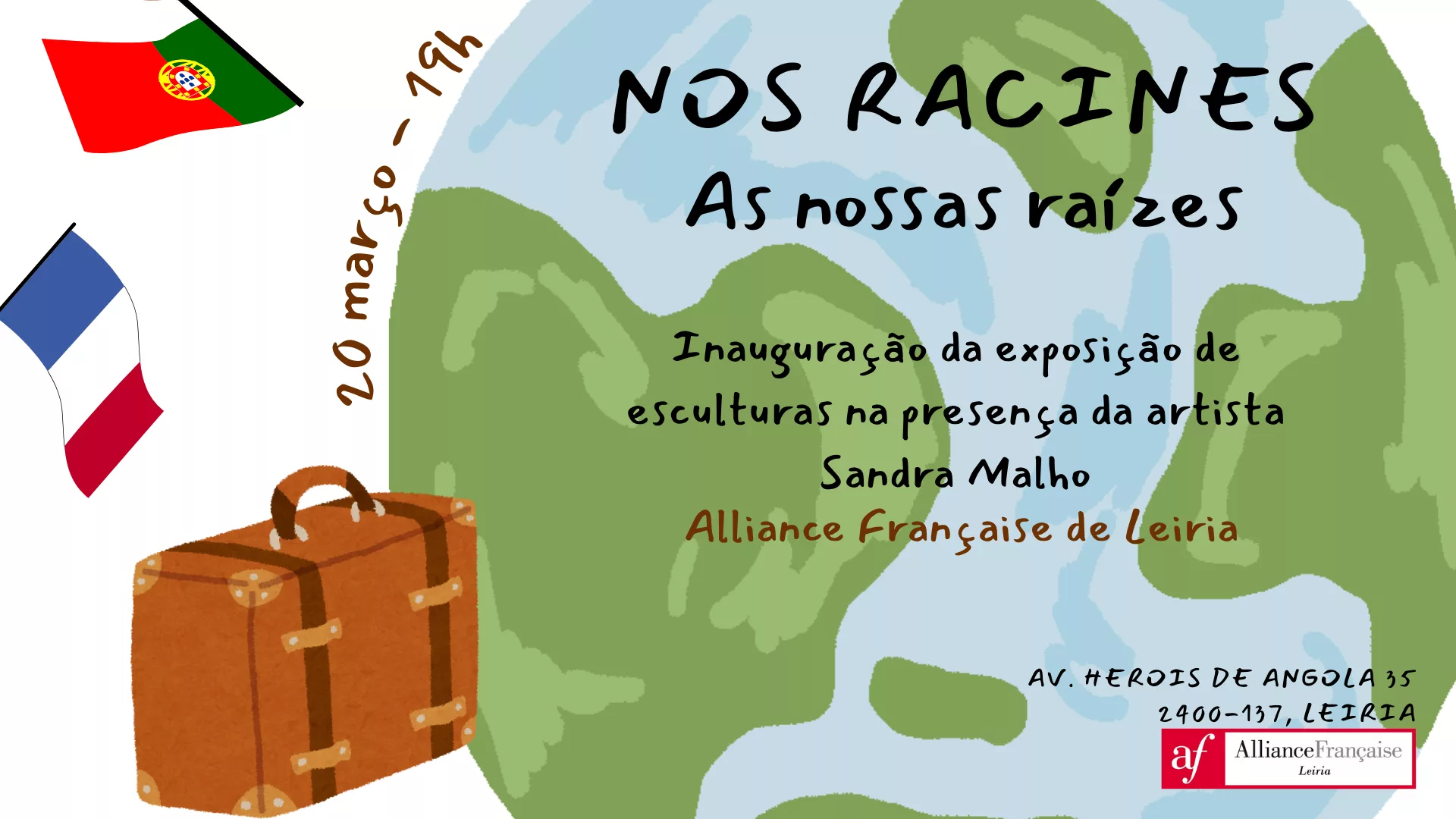 Inauguração exposição « Nos racines – As nossas raízes »